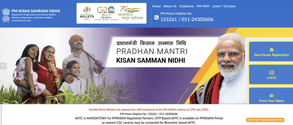 PM Kisan 1024x439 1 jpg How do I apply for PM Kisan and check their status easily in 2024?