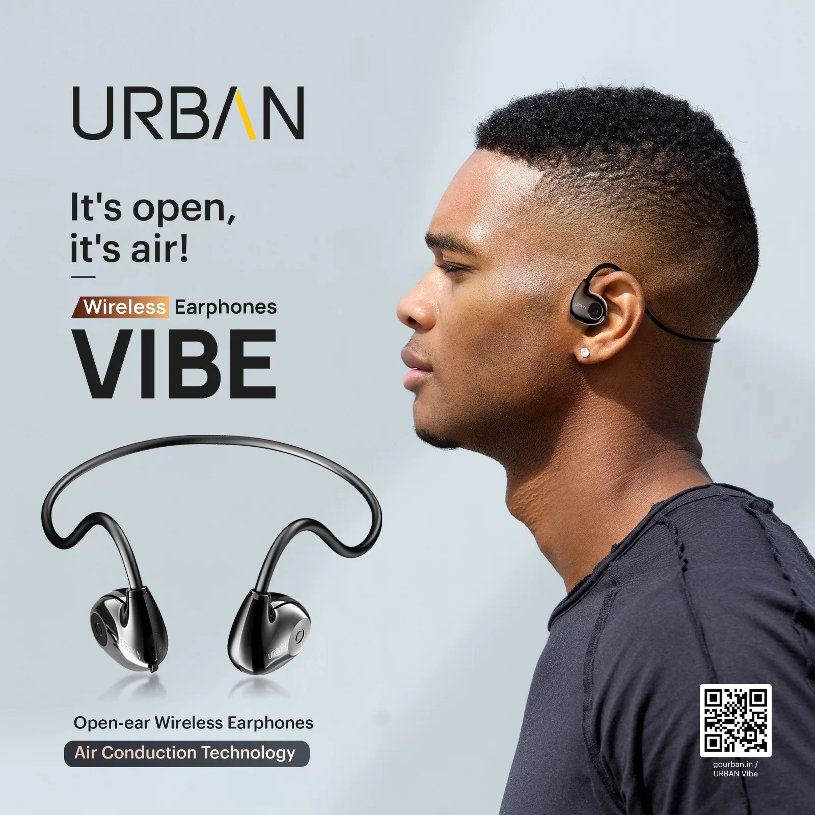 Introducing URBAN VIBE: The Revolutionary Open-Ear Wireless Earphones
