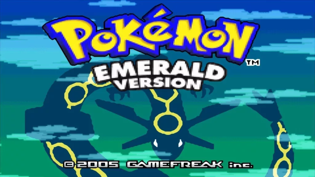 Pokemon Emerald Title best Pokemon games in GBA as of 2024