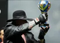 WWE's, The Undertaker presented the Riyadh Season Trophy to the victor of the Al-Hilal versus Al-Nassr match, Image Credits- X (Twitter)