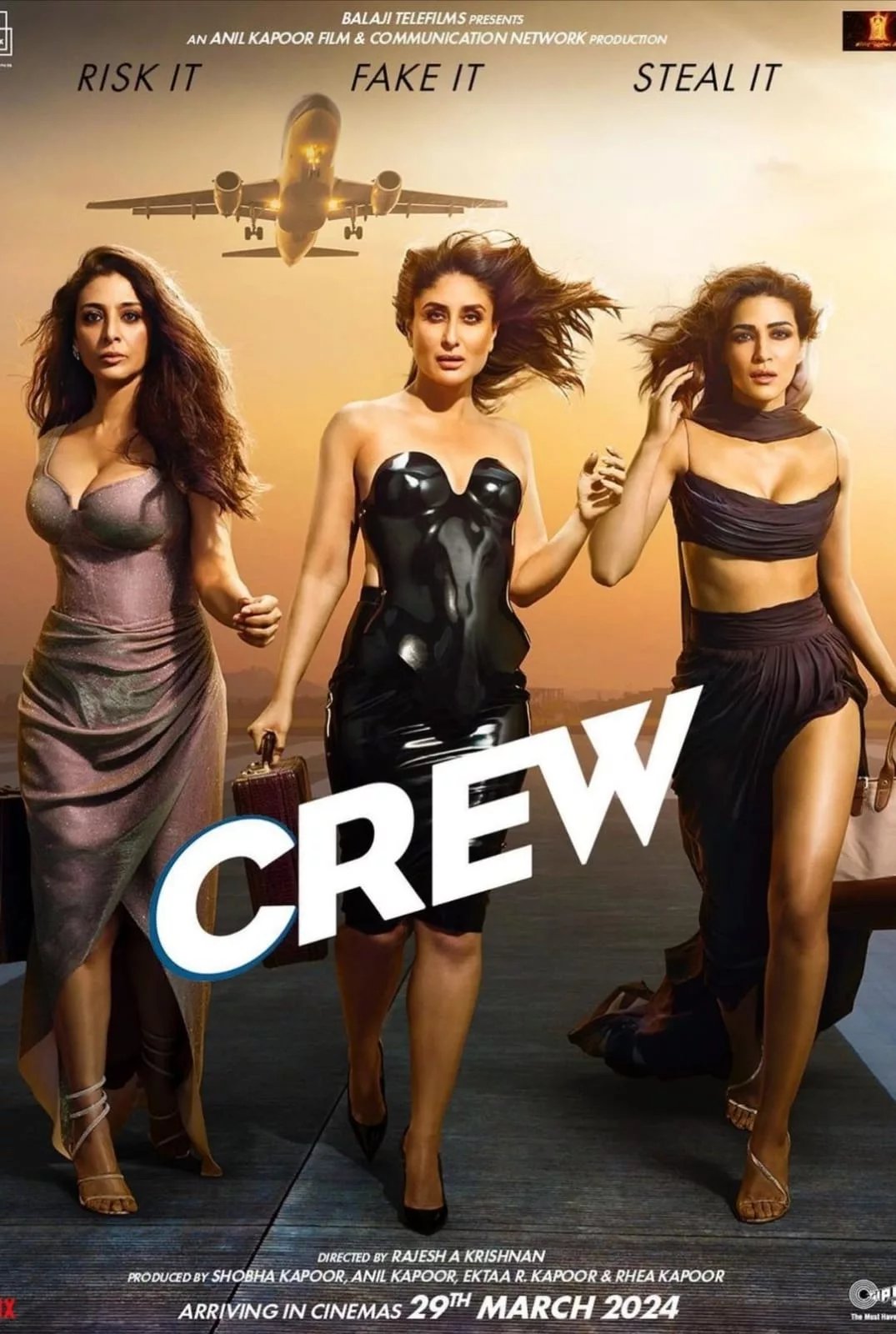 Check Out Crew Teaser: Kareena Kapoor, Tabu, and Kriti Sanon Take Flight in ‘Too Hot to Handle’ Adventure