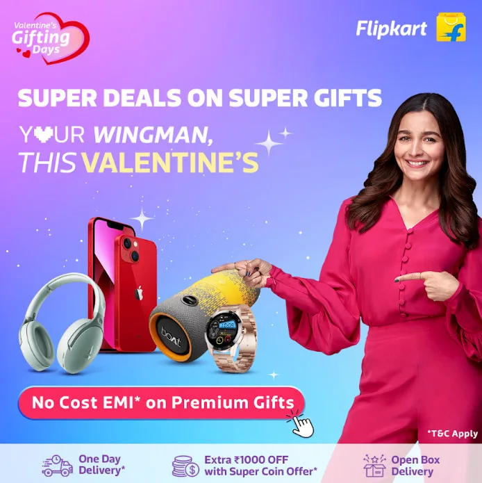 Flipkart's Valentine's Day Extravaganza: Over 10 Lakh Gifting Options and Fascinating #FlipTrends