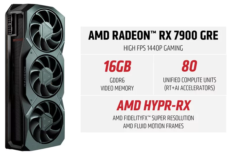 AMD Radeon RX 7900 GRE Graphics Card: Global Launch at $549