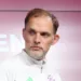 MUNICH, GERMANY - JANUARY 24: Thomas Tuchel, head coach of FC Bayern München look on during a press conference after the Bundesliga match between FC Bayern München and 1. FC Union Berlin at Allianz Arena on January 24, 2024 in Munich, Germany. (Photo by Alexander Hassenstein/Getty Images)