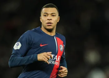 Kylian Mbappe of Paris Saint-Germain (PSG) is playing during the Ligue 1 Uber Eats match between Paris Saint-Germain and FC Metz at Parc des Princes in Paris, France, on December 21, 2023. (Photo by Ibrahim Ezzat/NurPhoto via Getty Images)