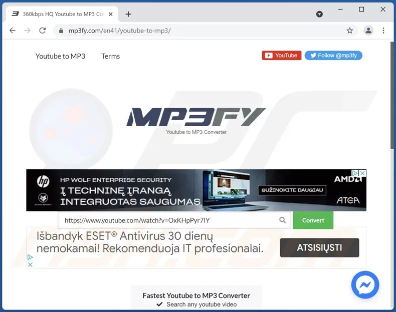 mp3fy com ads main jpg Convert YouTube MP3 download: Best Options on June 3