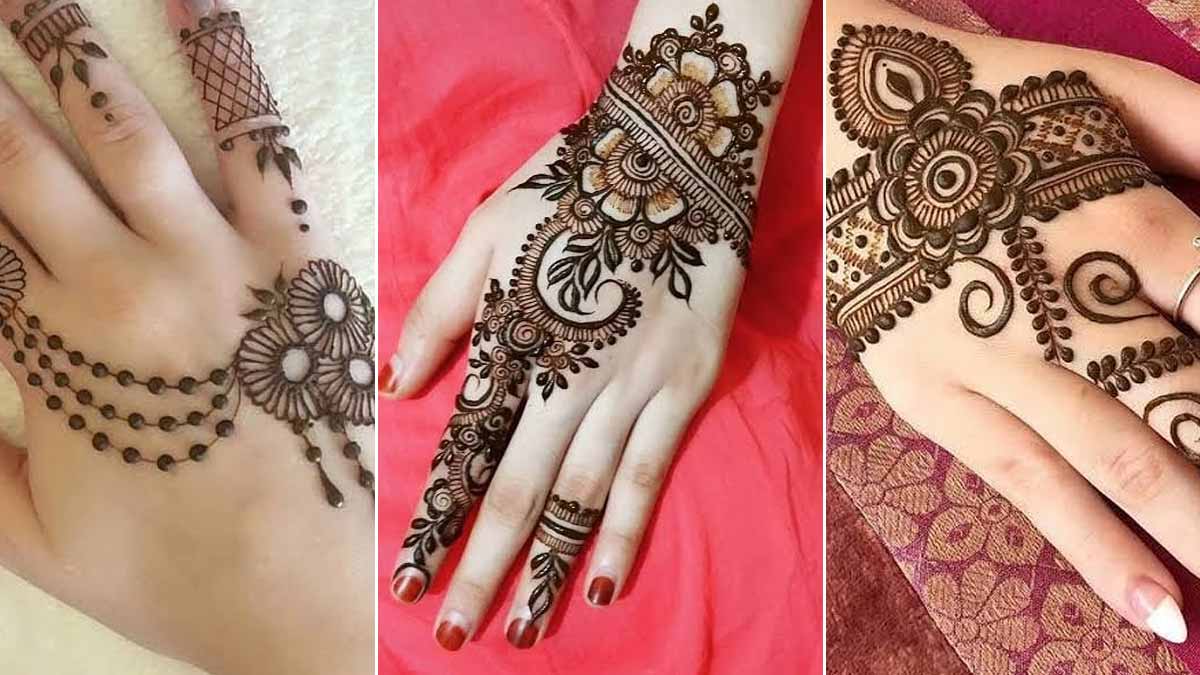 Exclusive Collection of Simple Design for Mehendi in 2024