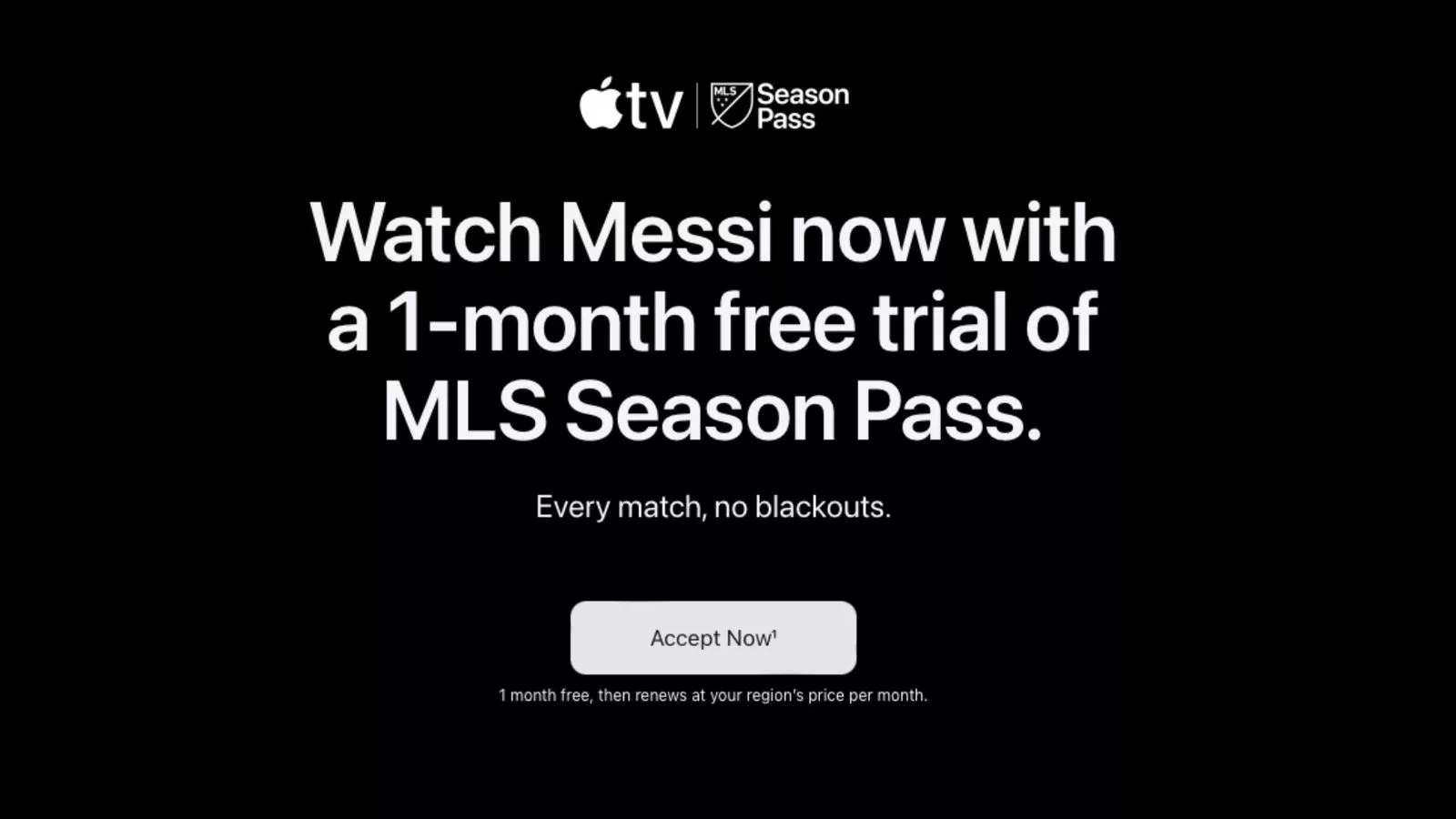 Lionel Messi Promotes 1-Month Free Trial for Apple’s MLS Season Pass