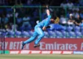 Cricket - ICC Cricket World Cup 2023 - India v Afghanistan - Arun Jaitley Stadium, New Delhi, India - October 11, 2023 India's Hardik Pandya in action REUTERS/Anushree Fadnavis/File Photo