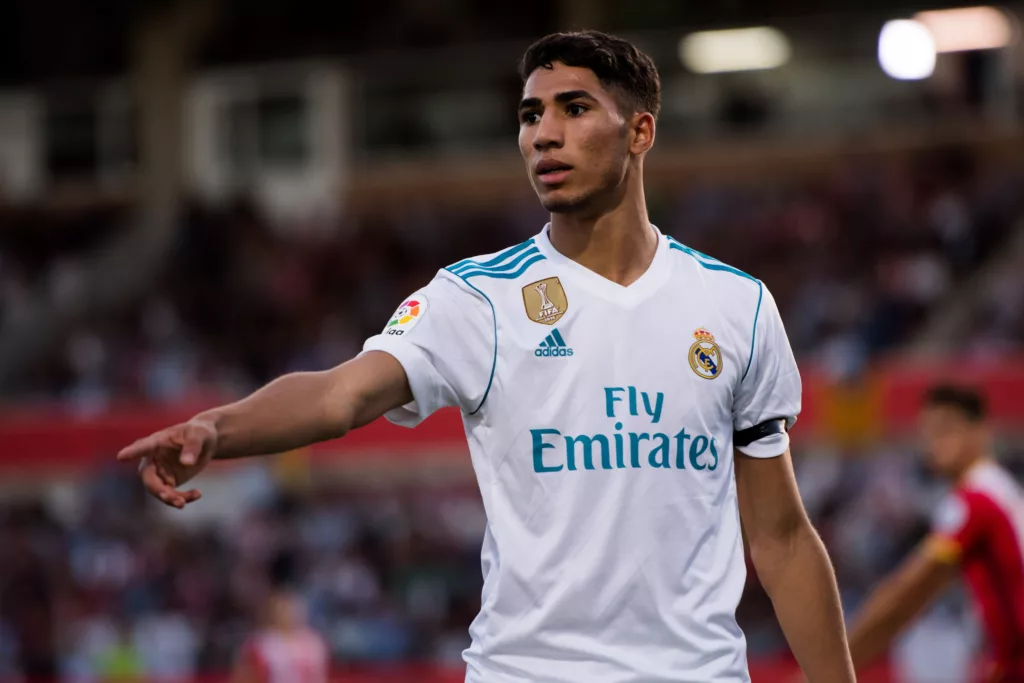 Achraf Hakimi in Real Madrid Colours Back in 2018 Image Credits Goal Real Madrid Keen on Bringing Back Achraf Hakimi To The Club in 2025 or in 2026 For Free