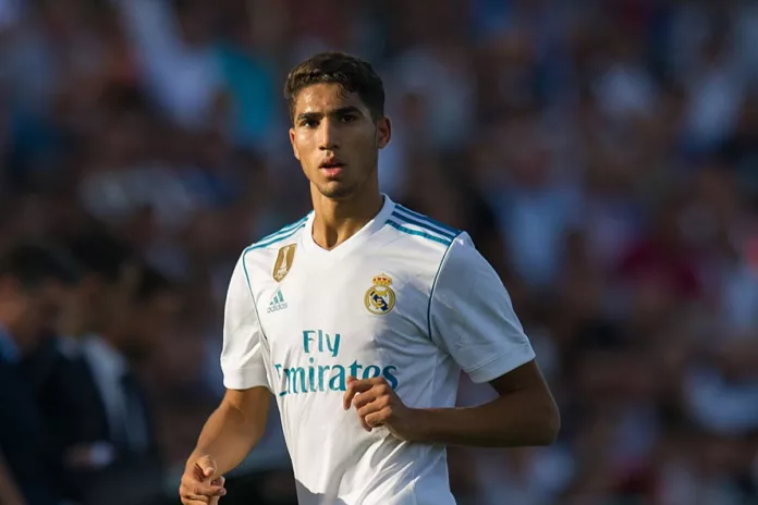 Achraf Hakimi in Real Madrid Colours Back in 2018, Image Credits- Managing Madrid Achraf Hakimi in Real Madrid Colours Back in 2018, Image Credits- Managing Madrid