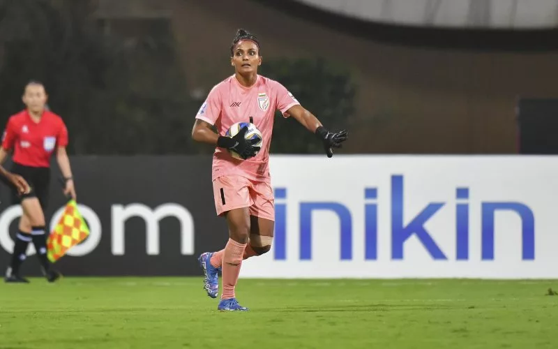 Aditi Chauhan Image Credits AIFF jpg Indian Women’s Team Goalkeeper, Panthoi Chanu Joins Australian Club Metro United