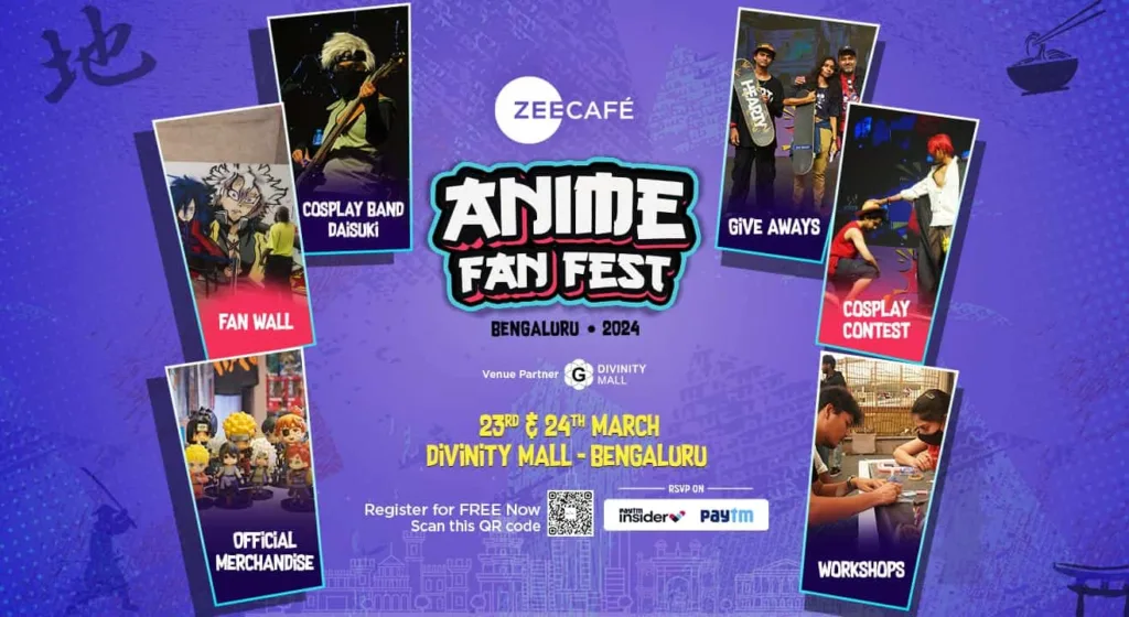 Unleash Your Inner Otaku at Zee Café's Anime Fan Fest 2024 in Bengaluru!