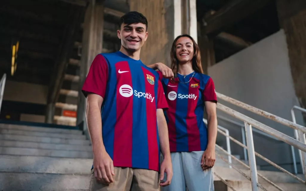 Barcelona Home Kit 2023 24 Image Credits Official Website Barcelona Considering to Break It's Partnership with Nike and Make Their Own Shirts
