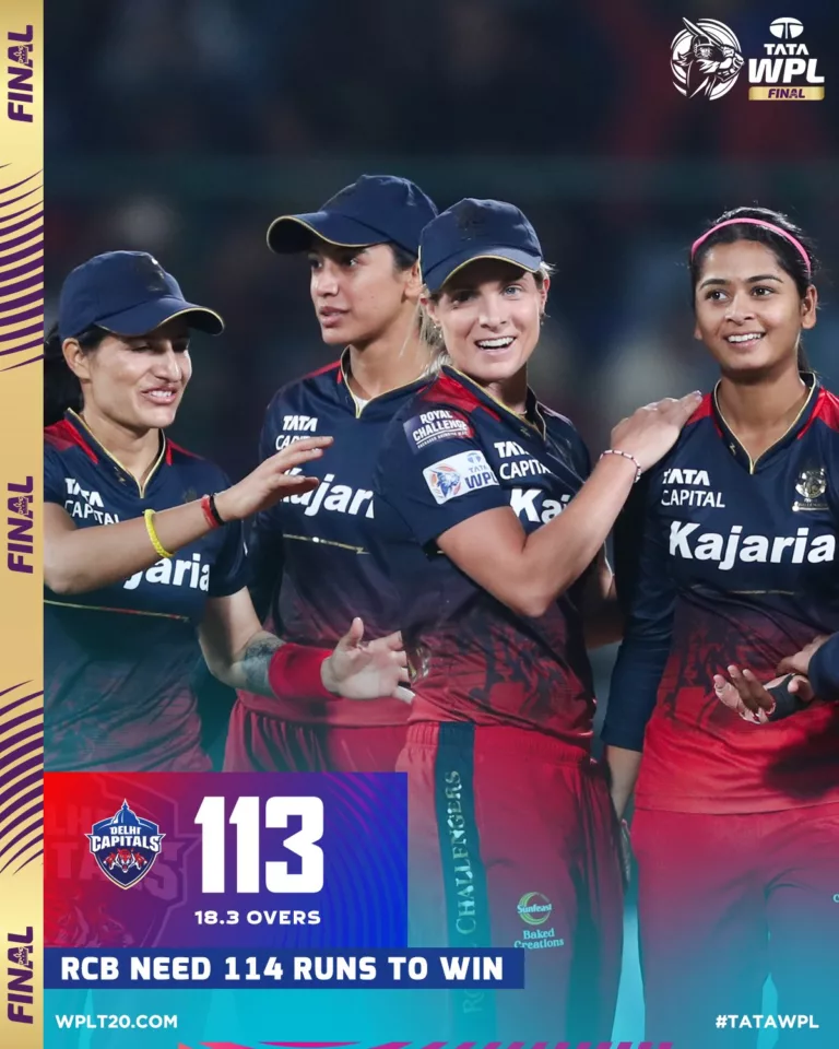 WPL 2024 Final: RCB’s Victory Over DC Secures the Maiden Title!