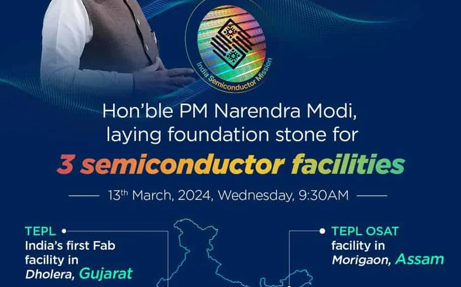#India'sTechade: PM Modi to Inaugurate High-Value Semiconductor Facilities