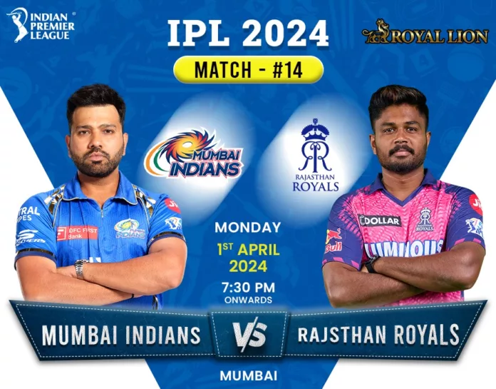 GJ5WDBSWoAECE1L IPL 2024: MI vs RR