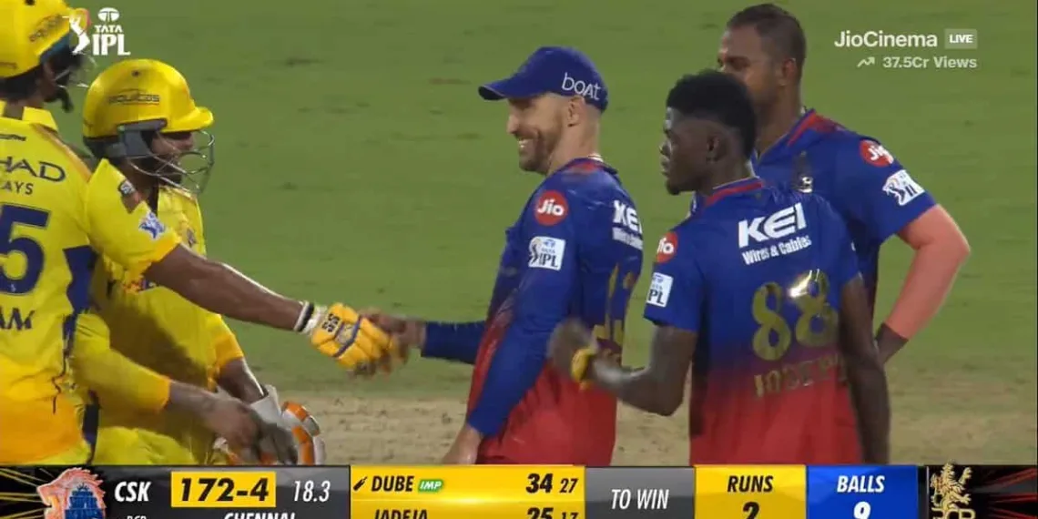 Top 5 highest viewership on JioCinema for IPL 2024