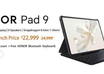 The new Honor Pad 9 goes on sale today, starting at ₹22,499
