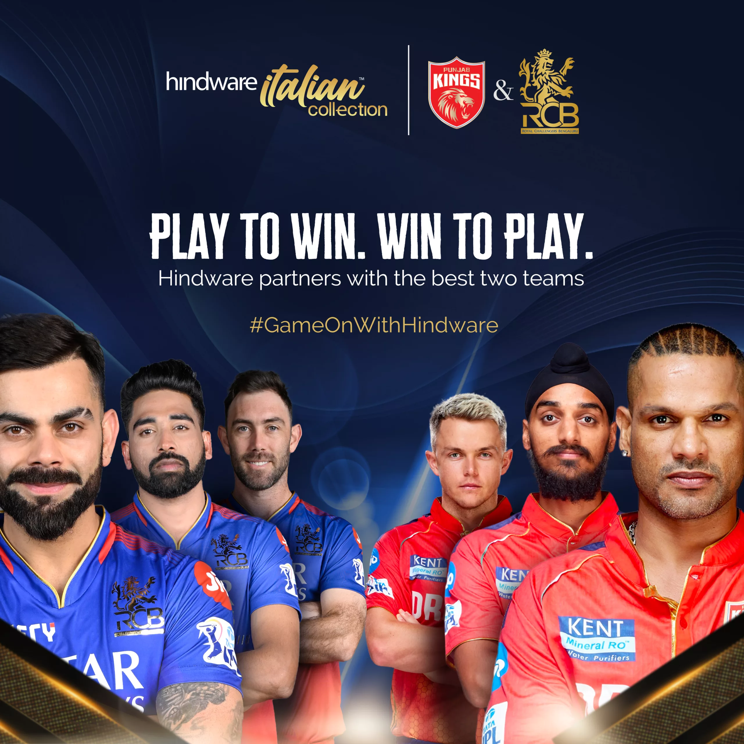 Hindware Hits a Six with Strategic IPL Partnerships: Royal Challengers Bangalore and Punjab Kings