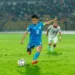 Indian Captain Sunil Chhetri Against Afghanistan, Image Credits-AIFF