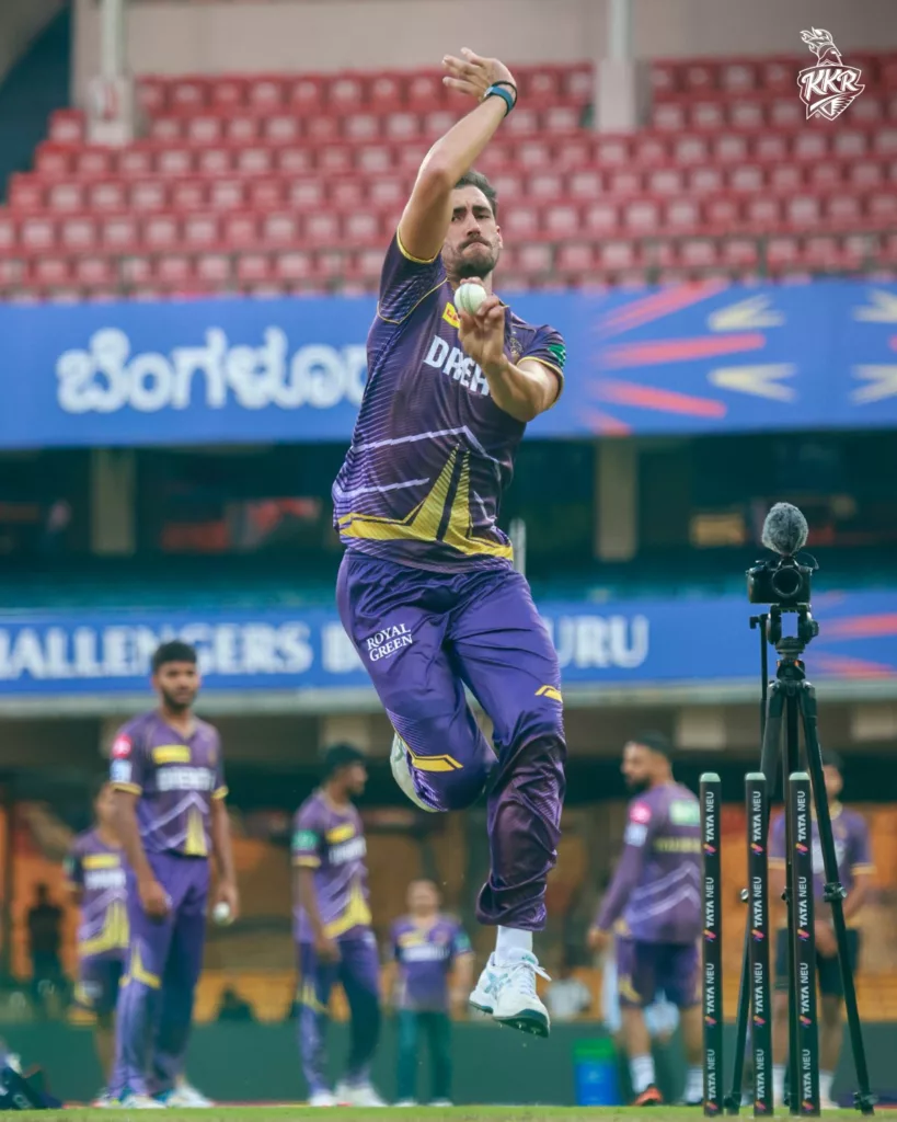 Mitchell Starc Image Credits KKR Twitter IPL 2024: RCB vs KKR – Match Preview, Prediction, Team News and Fantasy XI