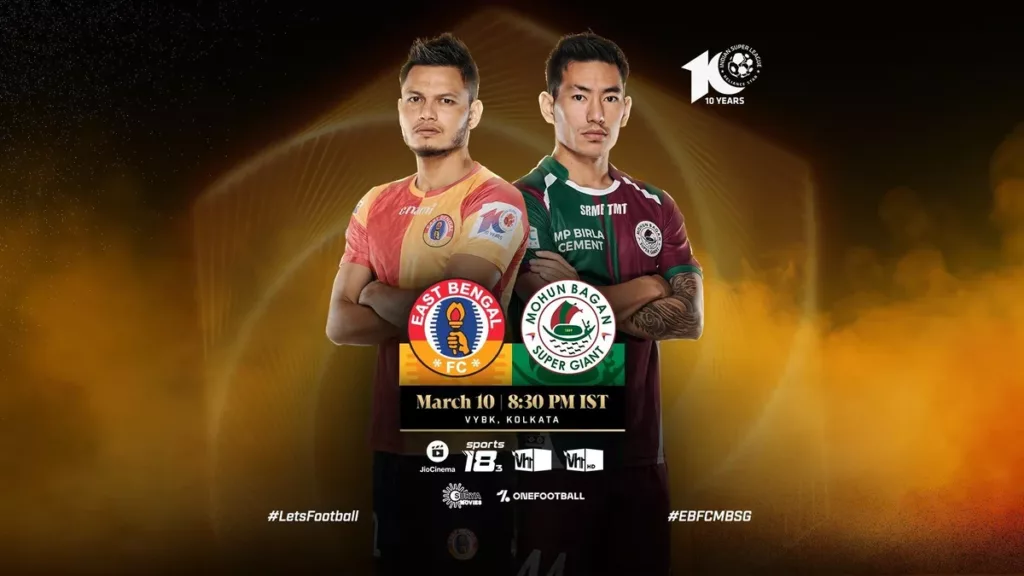 Mohun Bagan vs East Bengal Image Credits ISL Official Website East Bengal vs Mohun Bagan | ISL 2023-24: Kolkata Derby Preview - Team news, Time and Streaming Details