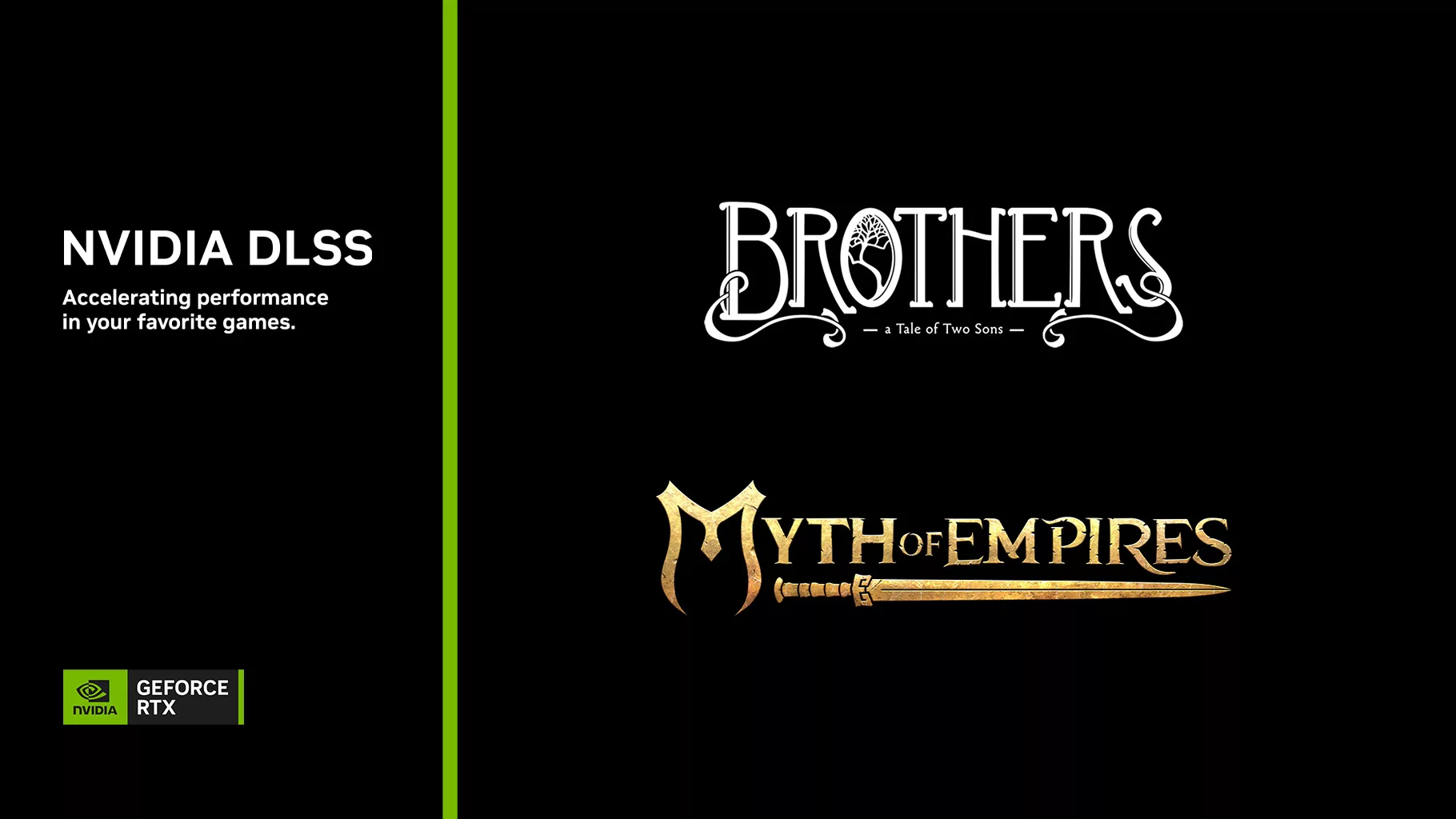 Gaming Evolution: Brothers Remake & Myth of Empires with DLSS 2, Tarkov: Arena Amped by NVIDIA Reflex