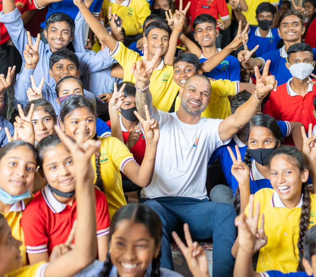 Empowering Girls through Education: Punjab Kings, Shikhar Dhawan Foundation and M3M Foundation Join Forces