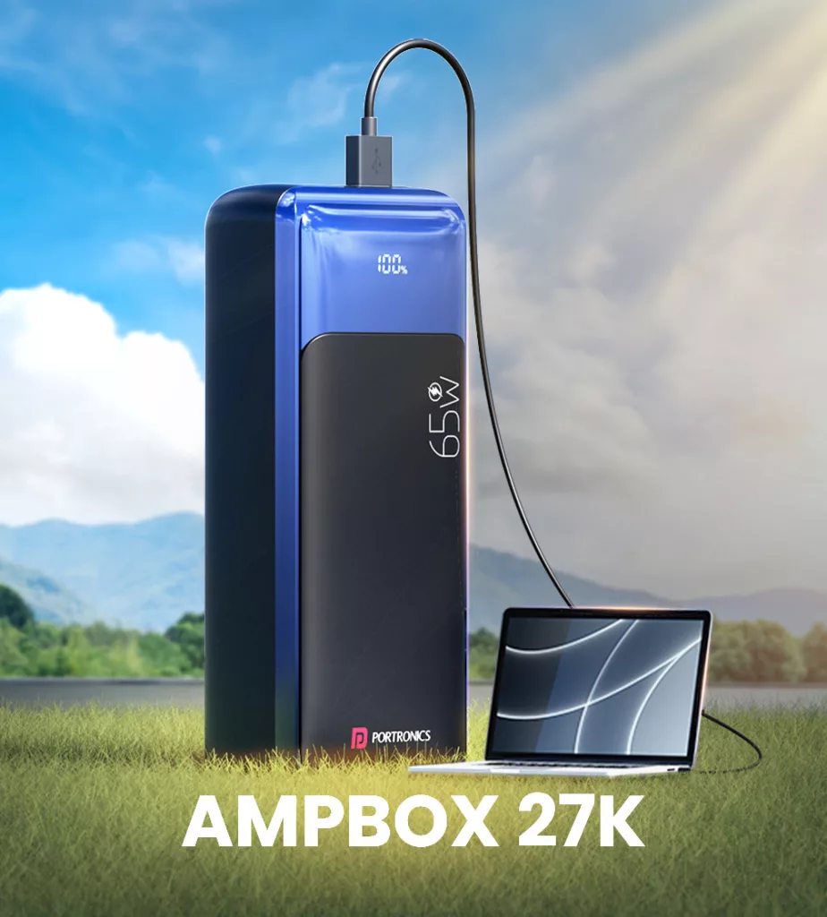 Portronics Ampbox 27K: The Ultimate Solution for Charging Laptops on the Go