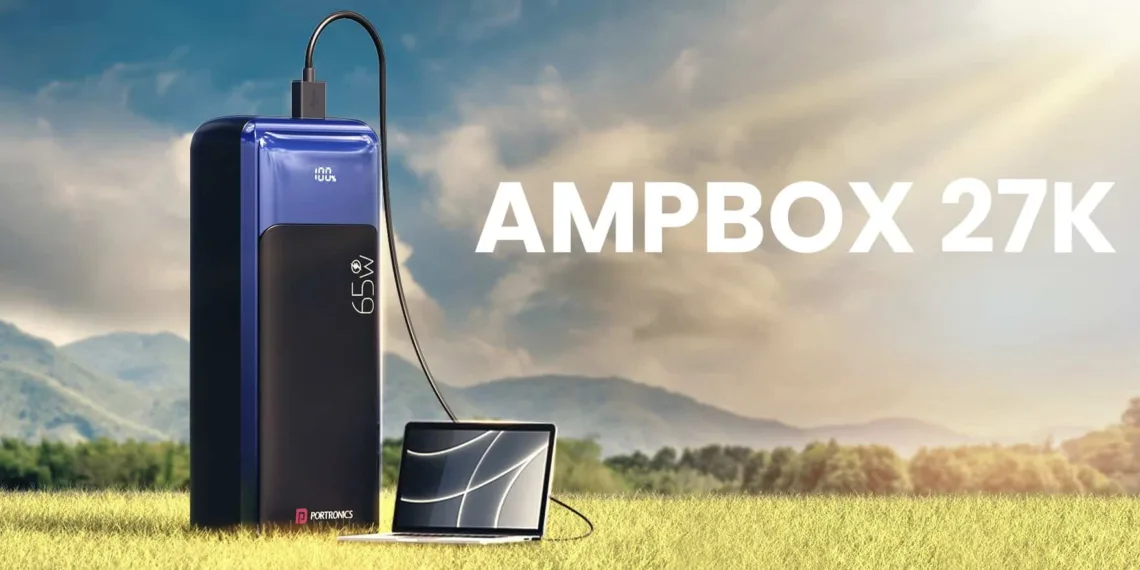 Portronics Ampbox 27K: The Ultimate Solution for Charging Laptops on the Go