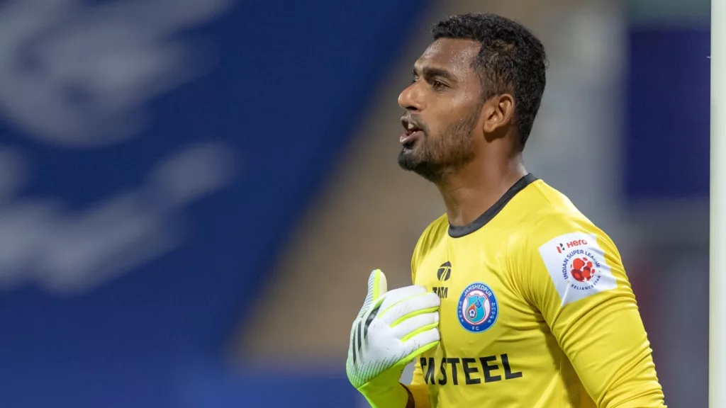 TP Rehenesh Image Credits Jamshedpur FC Top 5 Goalkeepers With Most Saves in ISL 2023-24