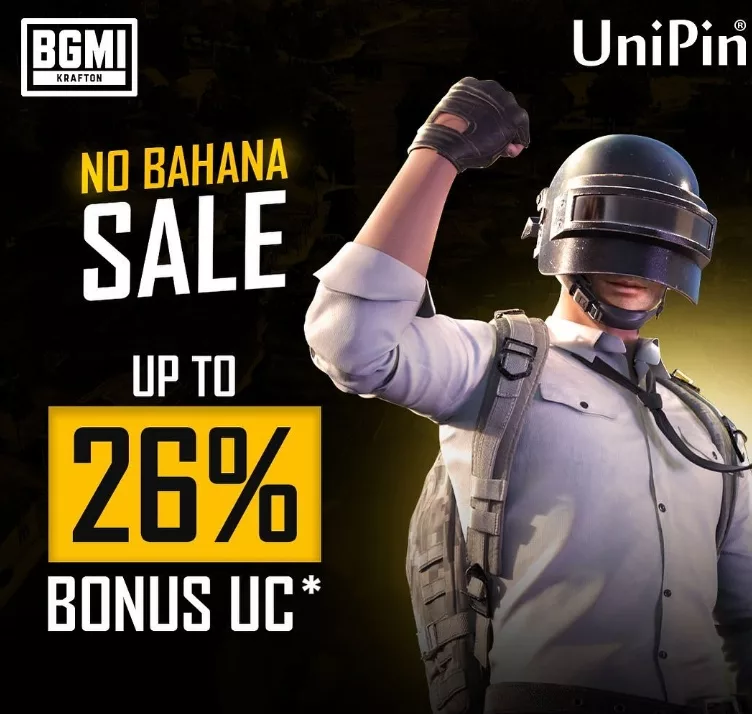 Elevate Your BGMI Experience with UniPin's "No Bahana Sale" Campaign