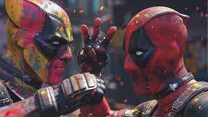 deadpool Deadpool and Wolverine Splash Colors in AI Holi Images Imagined by Fans