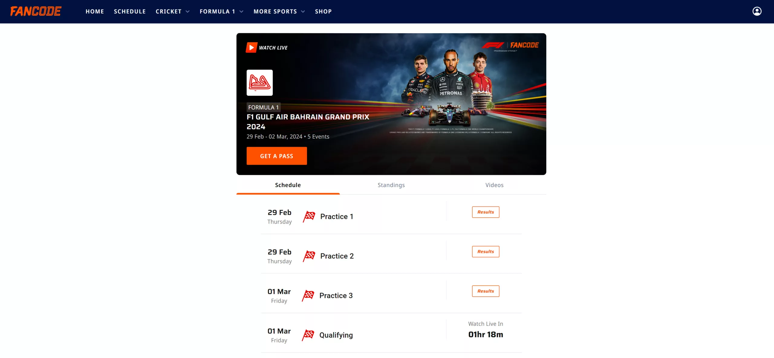 How to watch Formula 1 in India? FanCode to stream F1 matches LIVE in India