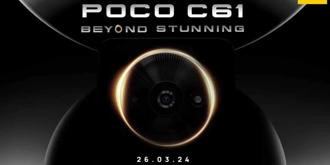 Poco C61 to launch tomorrow(26th March) with MediaTek Helio G36 SoC