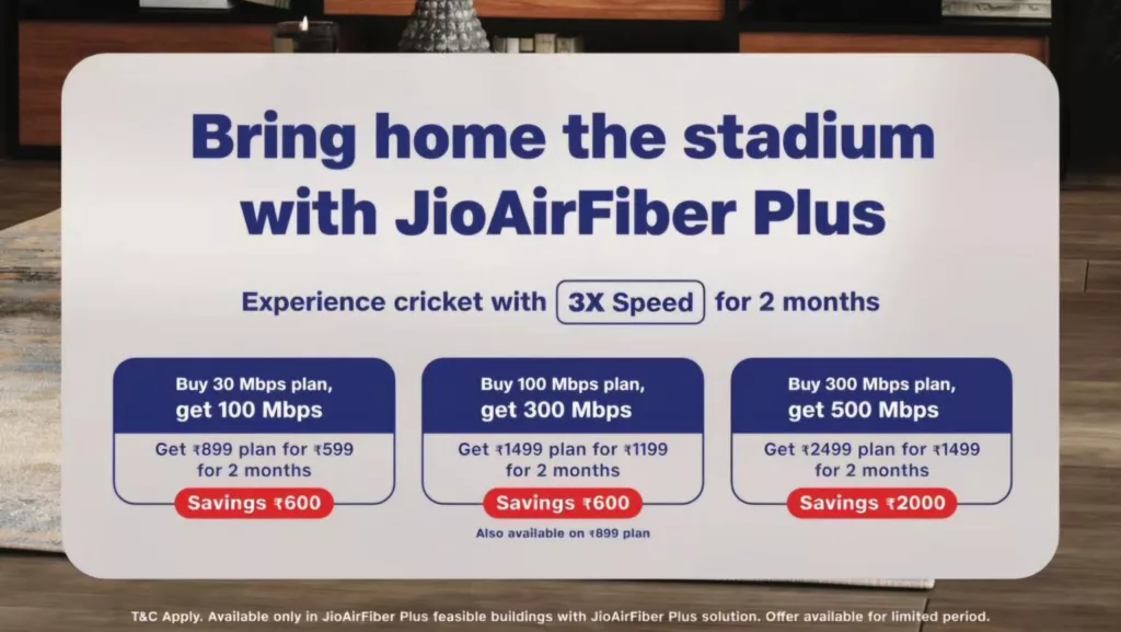 Jio AirFiber Plus