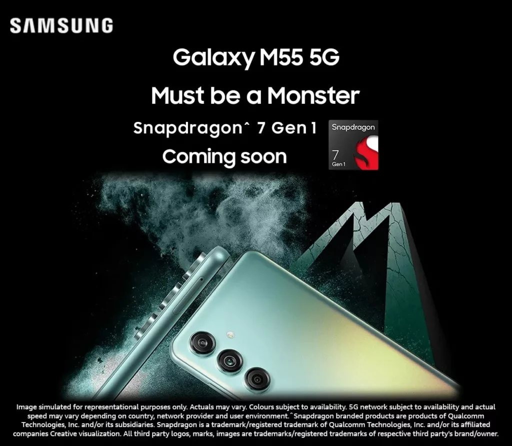 Samsung Galaxy M55 5G and Galaxy M15 5G teased on Amazon: expected to launch soon