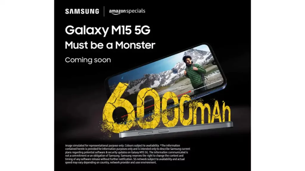 Samsung Galaxy M55 5G and Galaxy M15 5G teased on Amazon: expected to launch soon