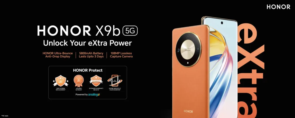 HONOR Introduces 'HONOR Protect Plan' for the X9b in India