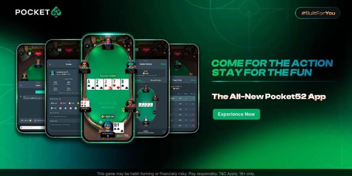 Pocket52 Launches New App Upgrade; Promises an Immersive Gaming Experience for all Poker Players