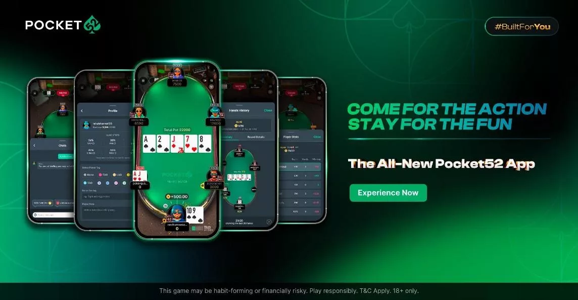 Pocket52 Launches New App Upgrade; Promises an Immersive Gaming Experience for all Poker Players