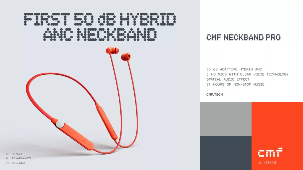 CMF by Nothing unveils Buds and Neckband Pro: Redefining Audio Experience with Style and Innovation
