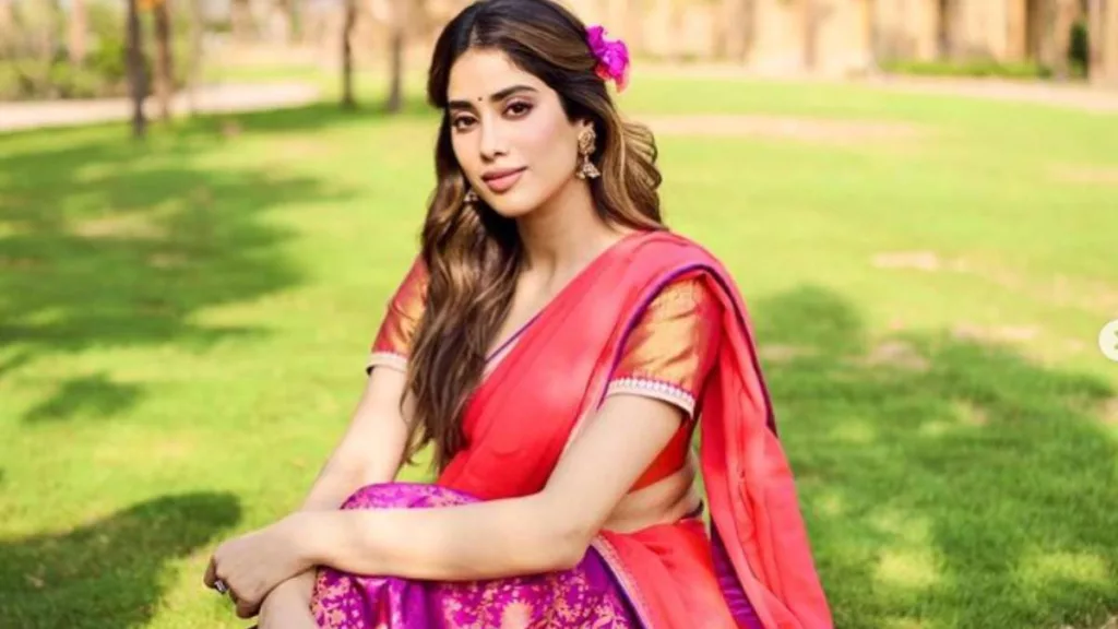 janhvi 1 Janhvi Kapoor's Enchanting Tirumala Expedition: Ghee Feasts, Playful Banter, and Memorable Moments with Shikhar Pahariya and Orry – Don't Miss Out on the Fun!