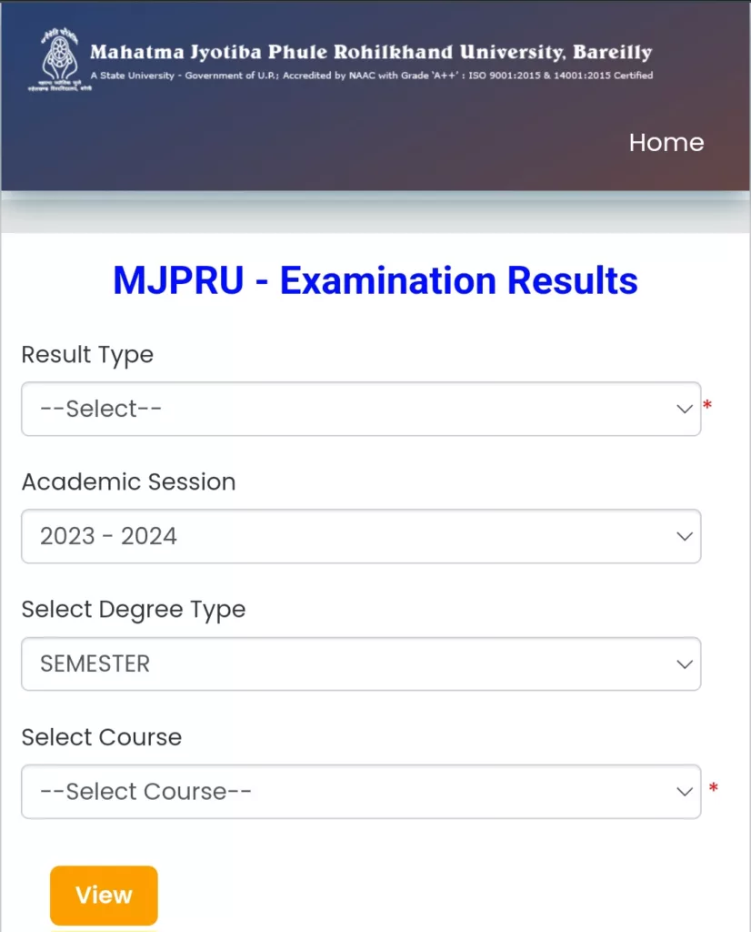 mj8 0 MJPRU Results: A Complete Updates For First, Second, Third Semester B.A. M.A. B.Sc.