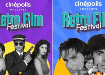 The iconic Bollywood film "Baazigar" starring Shah Rukh Khan, Kajol, and Shilpa Shetty is all set to dazzle the theaters once again with its re-release!