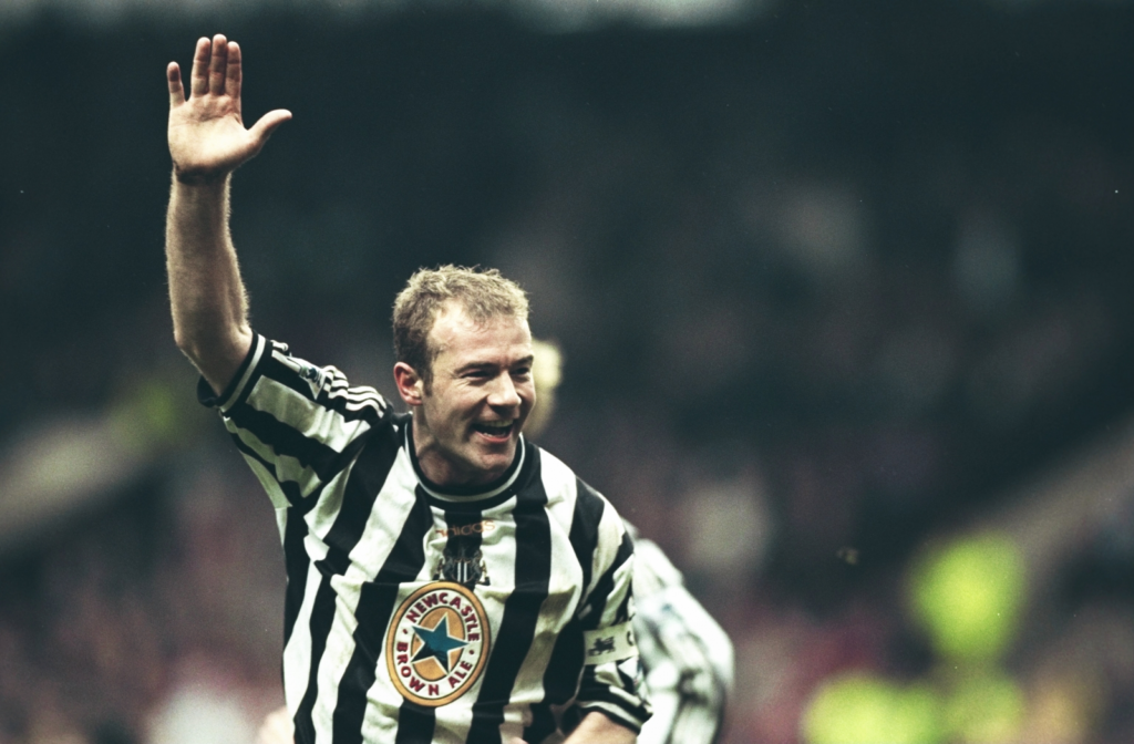 shearer Top 5 players in the Premier League with the most goal contributions in one season