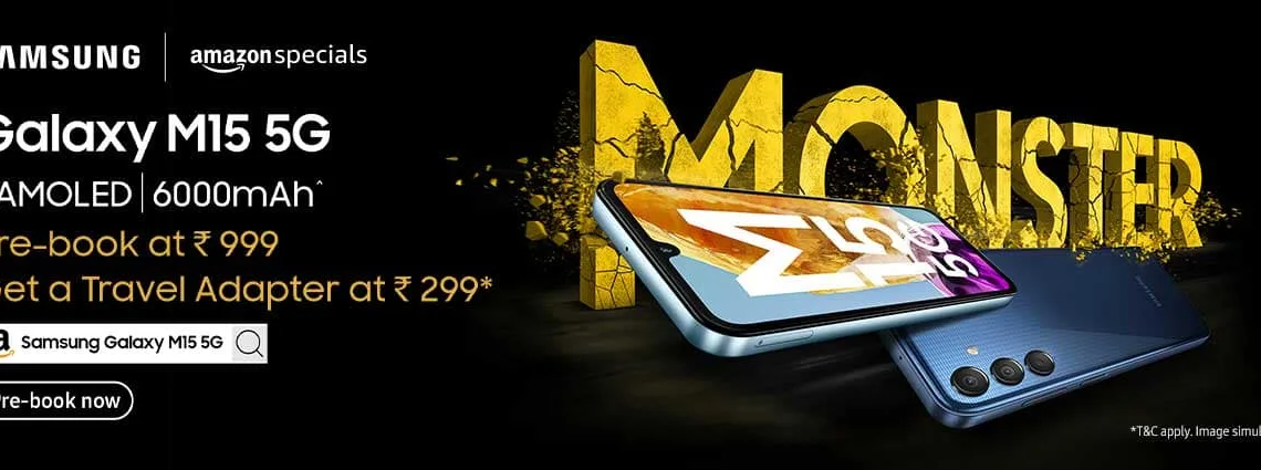 Samsung India Opens Exciting Pre-booking Offers on the Upcoming Galaxy M15 5G