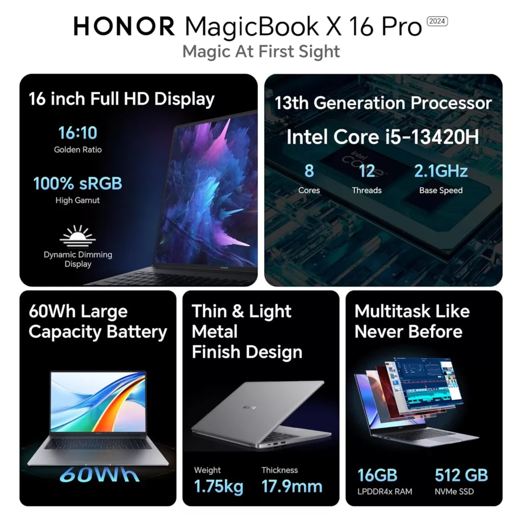 Honor MagicBook X14 Pro and X16 Pro now available at a starting price of ₹47,999