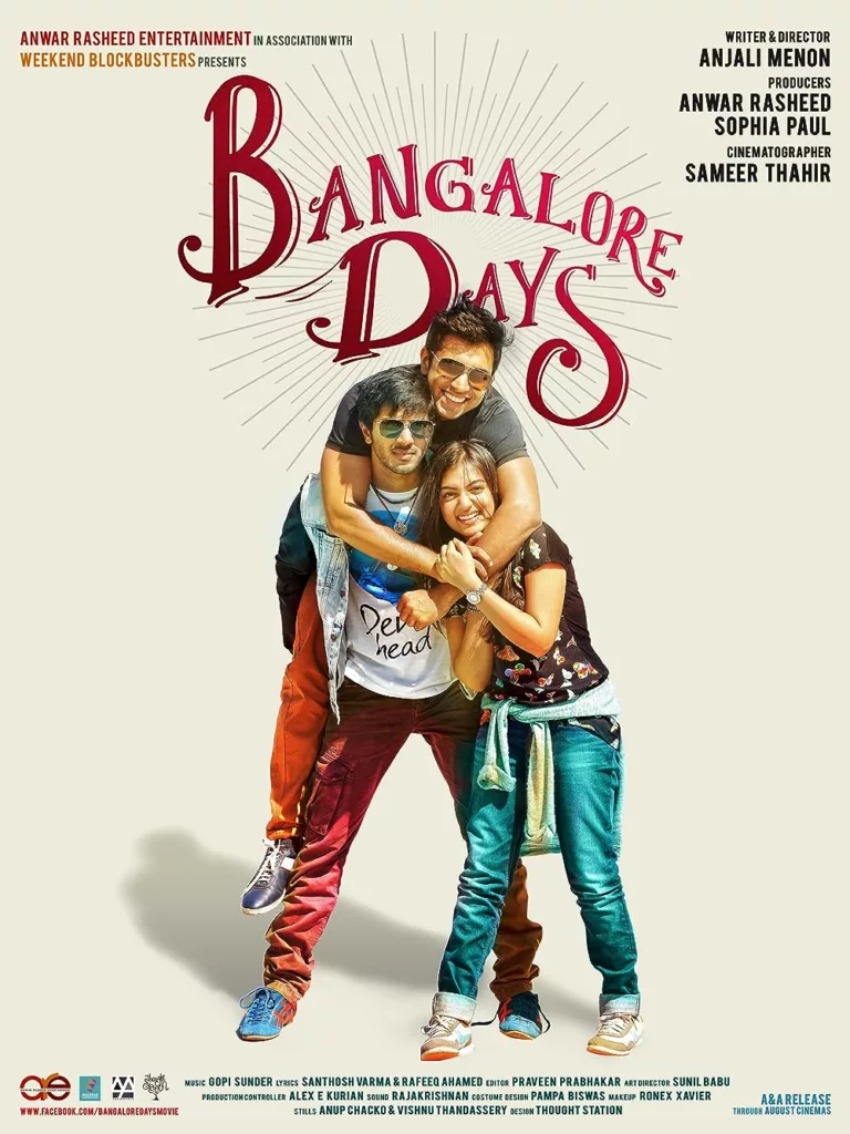 Bangalore Days Image Credits IMDb 'Premalu 2' Sequel Revealed, Presented in Telugu by SS Karthikeya As Naslen K Gafoor's Rom-Com Continues